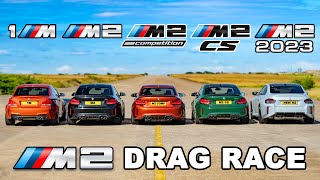 BMW M2 Generations DRAG RACE [upl. by Jim105]