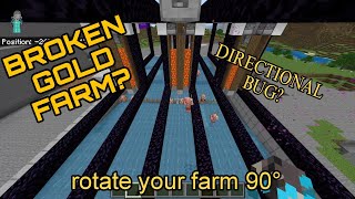 Nether Portal Gold Farms WTrap Doors Have a Directional Bug Bedrock 120 [upl. by Nuhsyar]