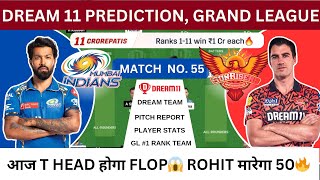 MI vs SRH Dream11 Prediction MI vs SRH Dream11 Team MI vs SRH IPL 2024 Prediction House [upl. by Haeli]