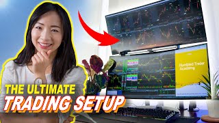 Best Day TRADING Set Up 2024  Ultrawide Curved Monitors Cable Management Trading PC Build [upl. by Raamaj224]