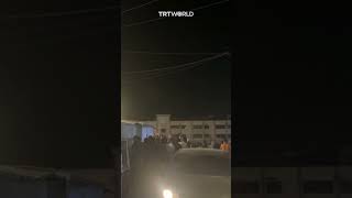 Gaza residents celebrate Iranian strikes on Israel [upl. by Towbin860]