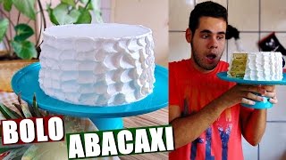 BOLO DE ABACAXI PARA ANIVERSÁRIO FÁCIL E DELICIOSO  Menino Prendado [upl. by Gorga250]