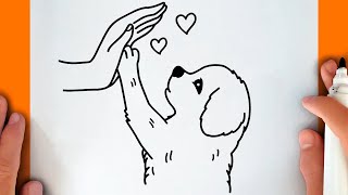 HOW TO DRAW A PUPPY DOG [upl. by Ise]