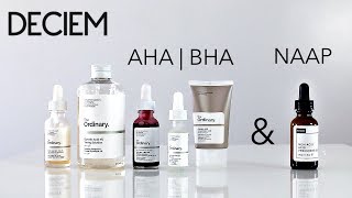 Deciem The Ordinary AHA  BHA amp NIOD NAAP Review [upl. by Illil86]