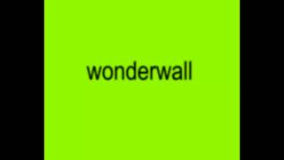 wonderwall [upl. by Olva]