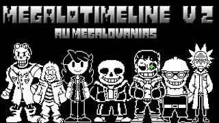 MEGALOTIMELINE V2 MEGALOVANIA AUS V3 [upl. by Ahsinel]