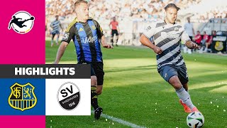 1 FC Saarbrücken gegen SV Sandhausen 01 Höhepunkte Tor  3 Liga 202425 [upl. by Iaw]