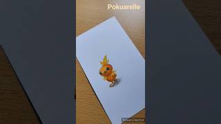 No 255 Torchic on a 3x5 inch index card Graphite amp watercolor torchid pokemon pokemonart tcg [upl. by Eiramyelhsa]