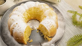 Simple Bundt Cake  4INGREDIENT POUND CAKE  Recipesnet [upl. by Anid]