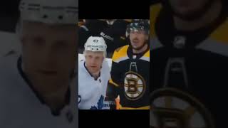 Brad Marchand licks Leo Komarov 🤢🤢🤢 2018 Playoffs leafs [upl. by Rania]