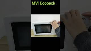 MVI Ecopack Bagasse pulp tableware heating test compostablepackaging ecofriendlyproducts [upl. by Eahc]