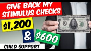 GET BACK My 1200 And 600 Stimulus Checks From Child Support Extra Funds Available for Fathers [upl. by Eppesiug659]