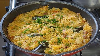 The Best Paella Recipe You Will Ever Taste  Seafood Paella [upl. by Bentley823]