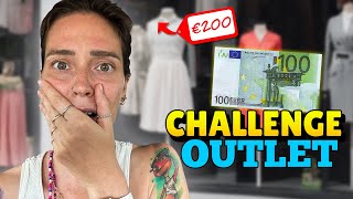 100 euro challenge all’OUTLET firmato 🫣 [upl. by Irme]