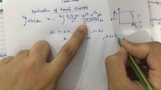 Derivation of Fermi Energy Relativistic Fermi Energy Lecture 3 Statistical Physics White Dwarf Stars [upl. by Prosper564]