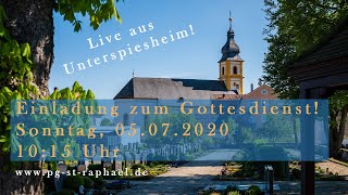 05072020 Live Gottesdienst zurück in Unterspiesheim [upl. by Nonarb332]