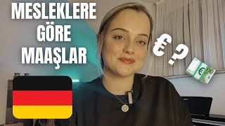 Almanya’da Maaşlar  Mesleklere Göre 💶🇩🇪 [upl. by Hnid966]