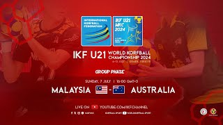 IKF U21 WKC 2024  Malaysia  Australia [upl. by Florry]