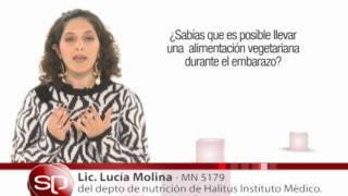 Alimentación vegetariana en el embarazo  Lic Lucia Molina [upl. by Gnol185]