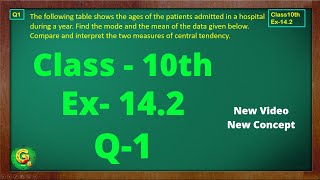 Ex 142 Q1 Class10  Statistics  Class10 Math  Class10 Ex 142 Q1  Green Board Classes [upl. by Sedicla]