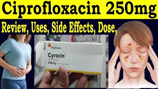 Ciprofloxacin tablets 250 mg uses  Review Cyrocin 250mg tablet uses in urdu  Dose Side Effects [upl. by Aimet]