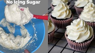 How to make Buttercream without Sugar The easiest frosting recipe [upl. by Daney755]