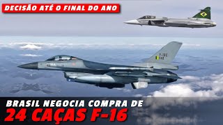 Adeus 2º lote do GRIPEN Brasil negocia compra de caças F16 e deve tomar decisão até final do ano [upl. by Hailat]