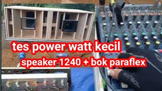 test power 32 vac speaker acr 1240 bok balap [upl. by Sauls233]