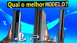 Qual modelo do PS4 é o Melhor Comparando [upl. by Leuqar535]