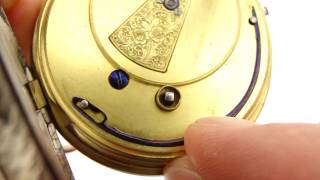 How to Open a Fusee Pocket Watch [upl. by Oirad]