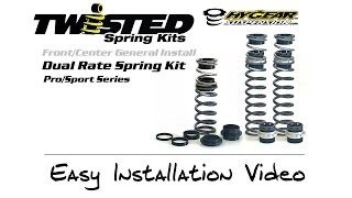 Hygear  Dual Rate Spring Kit Installation ProSport Series [upl. by Adaminah]