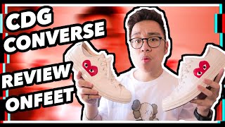 CDG x Converse Low Review And On Feet [upl. by Krigsman]