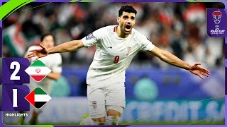 AsianCup2023  Group C  Islamic Republic Of Iran 2  1 United Arab Emirates [upl. by Strait]