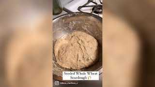 Seeded sourdough bread  Cooking shorts [upl. by Todhunter]