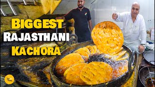 Worlds Biggest Chawannilal Ka Jumbo Size Kachora Bulk Making Rs 150 Only l Nasirabad Street Food [upl. by Iclehc]