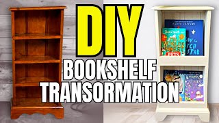 Easy bookcase Upcycle project [upl. by Blank]