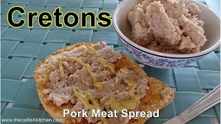 How to make Creton creton maison in a Slow Cooker French Canadian meat spread [upl. by Hauser]