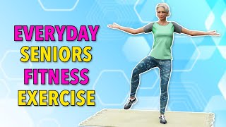 AtHome Exercise For Seniors Over 60  Keep Fit By Exercising Every Day [upl. by Aianat]