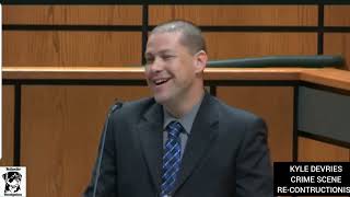 Ezra McCandless Trial Kyle Devries Crime Scene ReContructionist 2 [upl. by Hubbard]