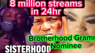 PortableBrotherhood song 10 million hits Grammy nomination portable brotherhood bobrisky [upl. by Ydak138]