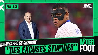 FranceEspagne  Mbappé se cherche quotdes excuses stupidesquot selon Courbis [upl. by Esertap]