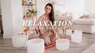 Sound Healing Guided Meditation  Singing Bowls Sound Bath for Relaxation 😌 Leeor Alexandra [upl. by Chinua]