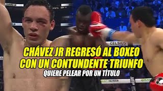 Julio César Chávez Jr DERROTÓ a Uriah Hall [upl. by Shanon85]