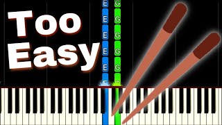 Chopsticks  EASY Piano Tutorial Shorts [upl. by Sillyhp249]