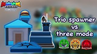 Doomspire Defense REWRITE  Three mode Vs Trio Spawner  3 player [upl. by Tnek]