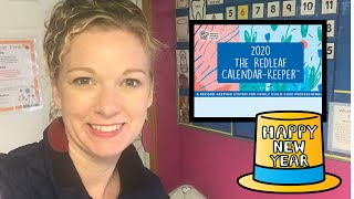 Redleaf Calendar Keeper 2020 Walkthrough  Happy New Year  Lets Get Organized [upl. by Huskey]