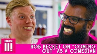 Rob Beckett On quotComing Outquot As A Comedian  Romesh Talks To Rob About Doing A Gig For His Dad [upl. by Soren]