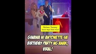 Ginawa ni Antonette Gail sa birthday party ng anak Viral [upl. by Burnley]