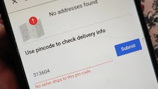 No seller ships to this pin code in flipkart problem solve  How to fix pin code problem in flipkart [upl. by Jdavie]