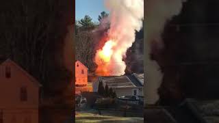 Holyoke Transformer fire causes widespread power outage [upl. by Assertal]